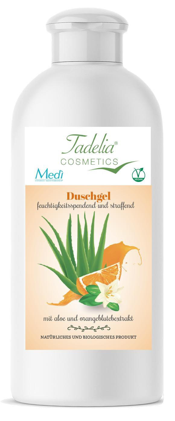 Tadelia® Duschgel mit Aloe und Orangenblutextrakt 200 ml | Vegan